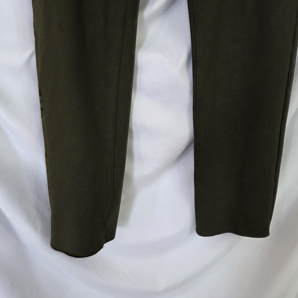 Calvin Klein Jeans Green Stretch Leggings Size 10 - Picture 6 of 9